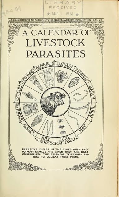 A Calendar of Livestock Parasites. 